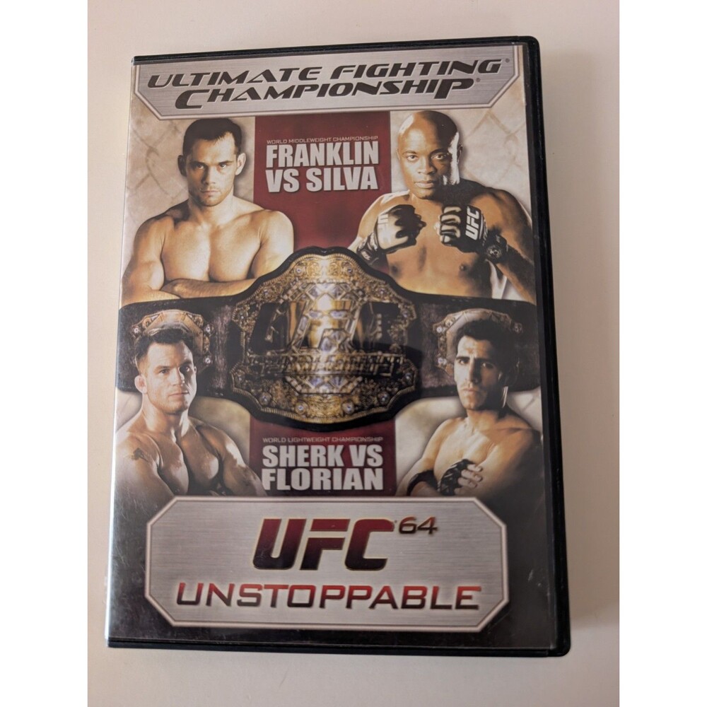 UFC 64 Unstoppable DVD Franklin vs Silva Sherk vs Florian 2006 VG